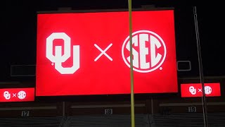 OKLAHOMA SOONER MOVE TO SEC PARTYDRONE SHOW JULY 12024 [upl. by Heigho]