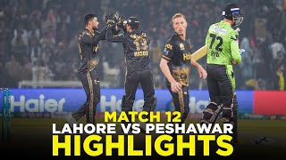 Full Highlights  Lahore Qalandars vs Peshawar Zalmi  Match 12  HBL PSL 9  M2A1A [upl. by Norehc]