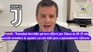 Alfredo Pedullà quotRamadani dovrebbe portare alla Juve offerte interessanti da 2025 mln per Chiesaquot [upl. by Atiekal339]