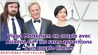 Viggo Mortensen en couple avec Ariadna Gil  les rares apparitions dun couple discret [upl. by Suivatram]