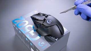 Logitech G502 Lightspeed Wireless Gaming Mouse Unboxing  ASMR [upl. by Leventhal]