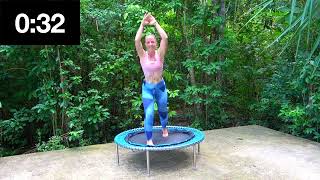 30 Minutes Rebounding Fast Paced HIIT on a Bellicon Trampoline Rebounder Feb 2024 [upl. by Naleag]