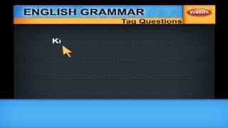 Tag Questions  Learn English Grammar for kids  English Learning [upl. by Idnis]