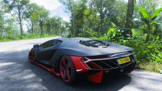 Lamborghini Centenario  Forza Horizon 5  Thrustmaster TMX Gameplay [upl. by Hendrickson]