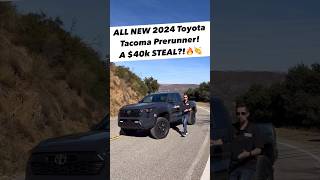 Five Reasons this 40000 NEW 2024 Toyota Tacoma TRD PreRunner is a Bargain [upl. by Aniad340]