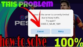 Access to the server currently limited problem solve in PES how to solve [upl. by Ahsehat]