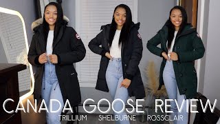 NFC Scan Canada Goose Shelburne Parka Try on  Review [upl. by Yseulte]