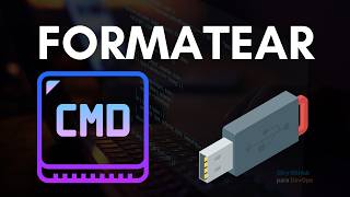 FORMATEAR una USB desde CMD SÍMBOLO DEL SISTEMA [upl. by Grizel426]