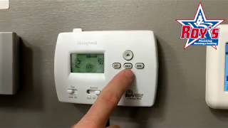 How to Use Your Honeywell Pro 4000 Thermostat [upl. by Toille]