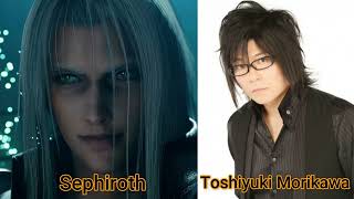 Character and Voice Actor  Final Fantasy VII Rebirth Japanese  Sephiroth  Toshiyuki Morikawa [upl. by Kreegar]