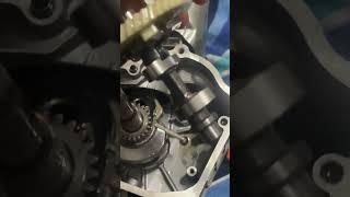 Dangers of not installing a billet flywheel after governor removal 👍🏽 minibike shorts mechanic [upl. by Kenney]