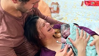 HOME BIRTH VLOG  RAW amp EMOTIONAL Birth [upl. by Jacey]