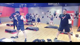 bodypump 129 gym exercise [upl. by Alyled]