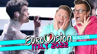 ITALY EUROVISION 2022  Mahmood amp Blanco Brividi  Sanremo 2022  ESC 2022 Reaction Video [upl. by Bigod551]