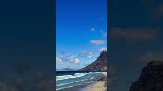 PLAYA DE FAMARA lanzarote canaryislands tour youtubeshorts beach viajar surf travel lover [upl. by Ericka]