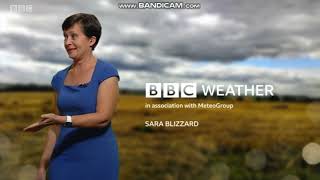 Sara Blizzard the weather presenter on East Midlands Today in a blue dress [upl. by Gobert]