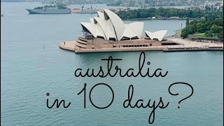 Australia in 10 Days SydneyGold CoastBrisbaineTravel tips [upl. by Cindra]