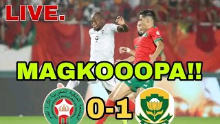 HIGHLIGHTS Bafana Bafana 10 Morocco Live Goals Highliths Magkopa Scored [upl. by Ahsitaf]