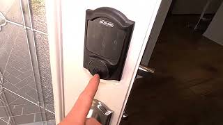 SCHLAGE Connect Camelot Touchscreen Deadbolt Smart Lock Review [upl. by Ahsitil]