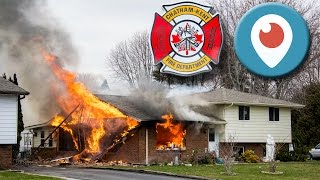 Periscope  PreArrival  Fatal 3rd Alarm  CK Fire 58 Nichols Dr Blenheim 03242016 [upl. by Adidnere931]