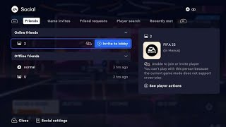 Comment Jouer avec un ami en ligne sur Fifa 23  CrossPlay TUTO [upl. by Elnukeda]