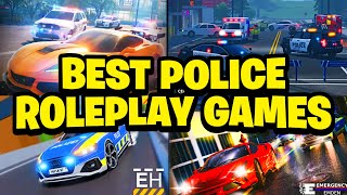 Top 5 BEST POLICE ROLEPLAY GAMES On ROBLOX 2024 [upl. by Lenee]