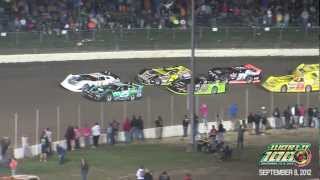 2012 World 100 feature highlights from Eldora Speedway [upl. by Ennaitsirk]