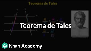 Teorema de Tales [upl. by Llacam]