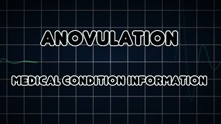 Anovulation Medical Condition [upl. by Ardnasak]