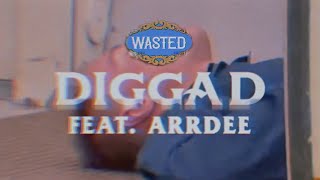 Digga D ft ArrDee  Wasted Visualizer [upl. by Nnylsoj]