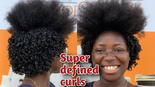 🔥WATCH Natural Kinky Hair Transformed To Super Defined curls  Transforming 4a 4b amp 4c Natural Hair [upl. by Wilbur]