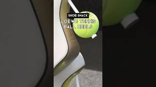 Shoe snack LOEWE TENNIS BALL HEELS shoes challengers zendaya loewe [upl. by Aikemet]