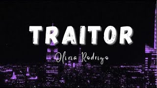 Traitor Lyrics  Olivia Rodrigo [upl. by Jarita]