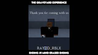 The Graveyard Experience Ending 1 Minderased ending [upl. by Heller]