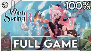 WITCHSPRING R Gameplay 100 Walkthrough All Quests FULL GAME  No Commentary [upl. by Einnalem]