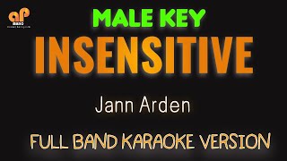 INSENSITIVE  Jann Arden MALE KEY HQ KARAOKE VERSION [upl. by Emixam]