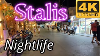 Stalis Crete Walking Tour at Night [upl. by Fiann654]