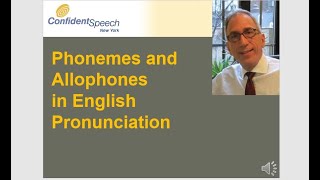 Phonemes and allophones in English pronunciation [upl. by Bowers]