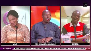 OM LIVE  Kabako  Droit de réponse  ma femme se livre à tous les hommes qu’elle rencontre [upl. by Ettesil]