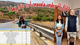 Lonavala A to Z  Complete Guide to Explore Lonavala in Budget  1 Day in Lonavala [upl. by Persas]