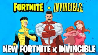 New Leaked Fortnite x Invincible Skins fortnite gaming fypシ [upl. by Aerdnahs76]