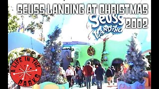 Seuss Landing at Christmas Islands of Adventure 2002 [upl. by Danna452]