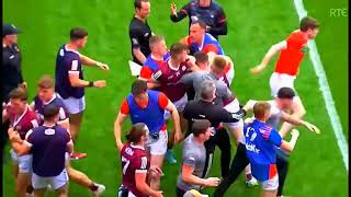 AS IT HAPPENED  GALWAY V ARMAGH BRAWL  2022 ALL IRELAND FOOTBALL QUARTERFINAL [upl. by Cilka291]