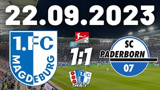 1FC MAGDEBURG gegen SC PADERBORN 11 Von Fans für Fans  Emotionen pur  22092023 [upl. by Elagibba421]