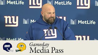 Giants vs Packers Postgame Interviews Brian Daboll Tommy DeVito Saquon Barkley [upl. by Nedyah]