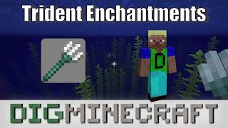 Trident Enchantments in Minecraft [upl. by Eilis676]