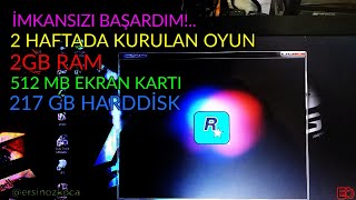 DÜNYANIN EN SAMİMİ GTA 5 KURULUMU  512 MB EKRAN KARTI  DÜNYADA BİR İLK [upl. by Owades]