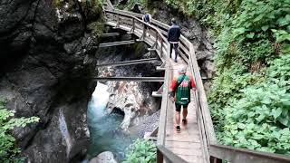 Seisenbergklamm soutěska říčky Weissbach Rakousy [upl. by Ailenroc]