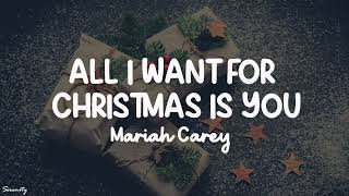 Mariah Carey  All I Want For Christmas Is You Lyrics [upl. by Edison]