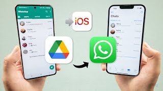 WhatsApp Backup Android to iPhone  Google Drive to iPhone 2 Ways [upl. by Lieberman291]